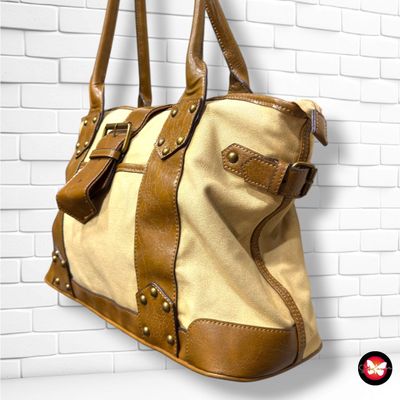 **HOY** Bolso de hombro  color Camel y marrón Talla GRANDE