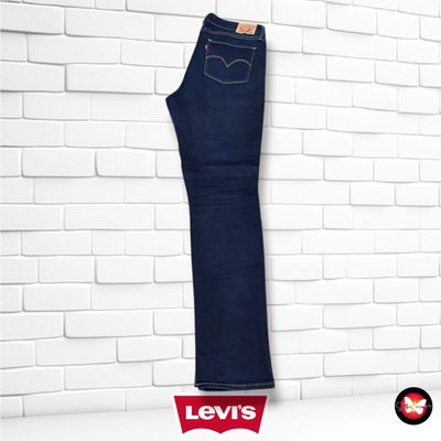 **HOY** Pantalón 724 HIGH RISE STRAIGHT LEVI’S color Azul vaquero oscuro Talla L (W32) (grande)