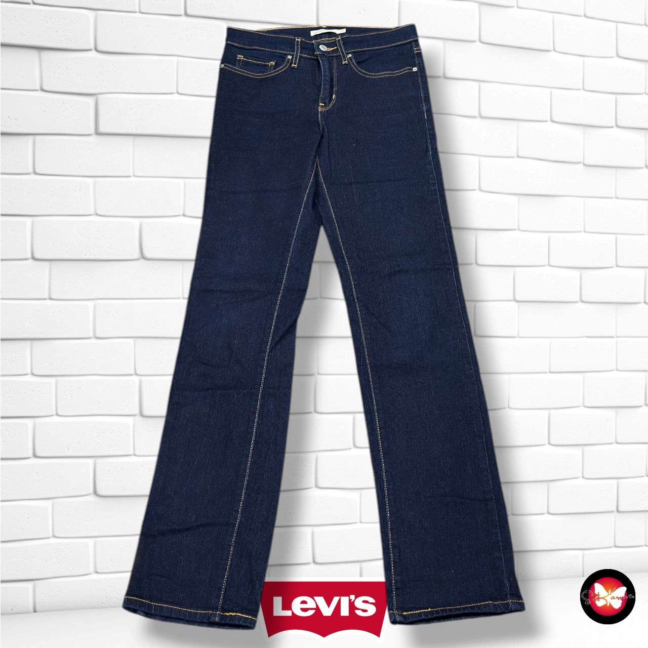 **HOY** Pantalón 314 SHAPING STRAIGHT LEVI’S color Azul vaquero oscuro Talla S/M (W27)