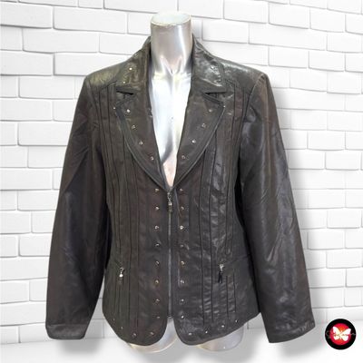 **HOY** Cazadora tipo antelina  color Negro Talla 38/40