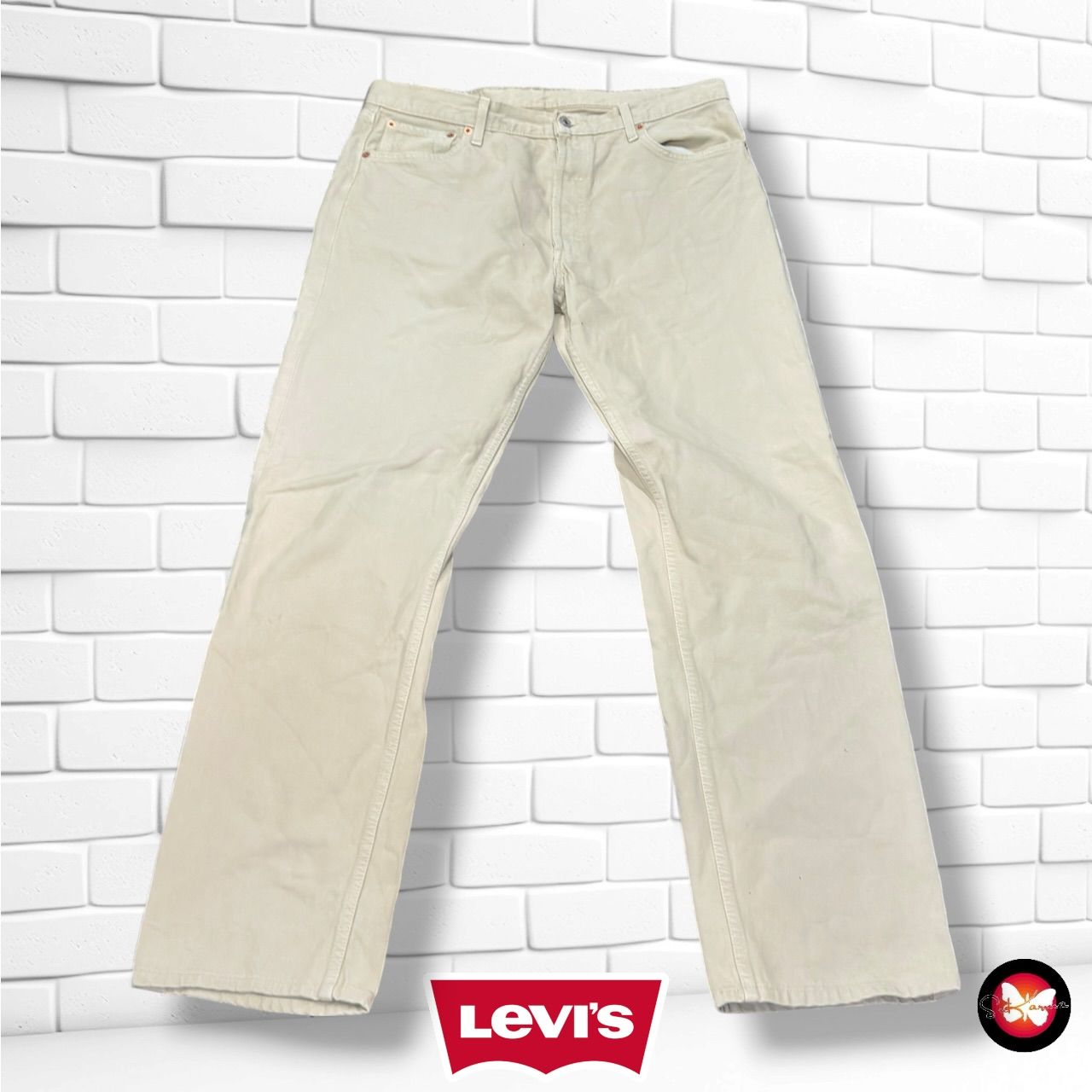 **HOY** Pantalón 501 LEVI’S color Beige Talla Hombre W36 L34