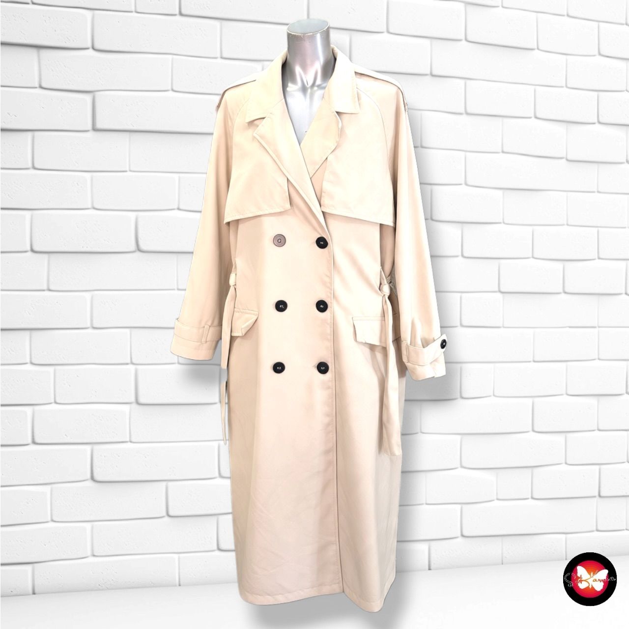 **HOY** Gabardina larga JANINA color Beige Talla 44
