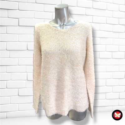 **HOY** Jersey de manga larga peludito COLOURS OF THE WORLD color Nude Talla S
