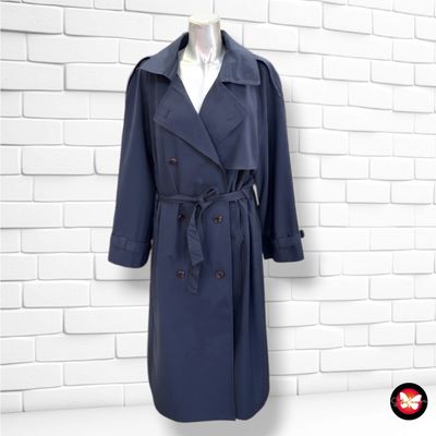 **HOY** Gabardina larga C&amp;A color Azul marino Talla 50 (22UK)