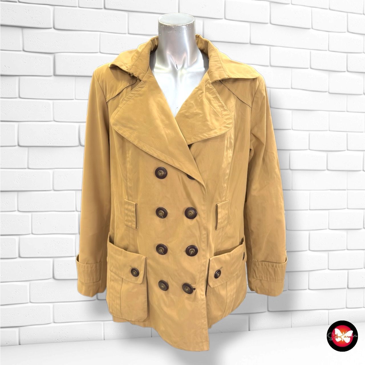 **HOY** Gabardina impermeable ZARA color Camel Talla XL