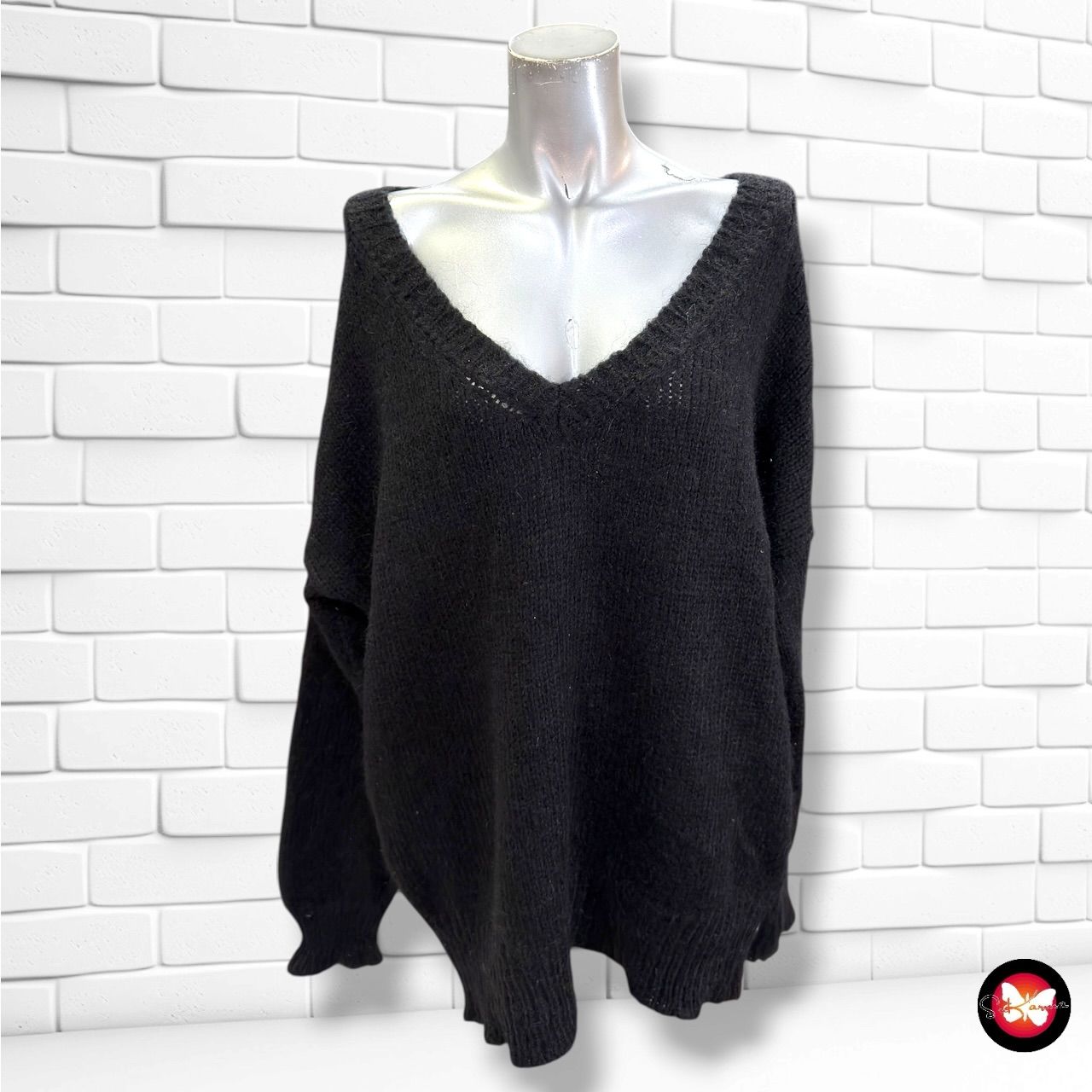 **HOY** Jersey de manga larga AAIKO color Negro Talla L (grande)