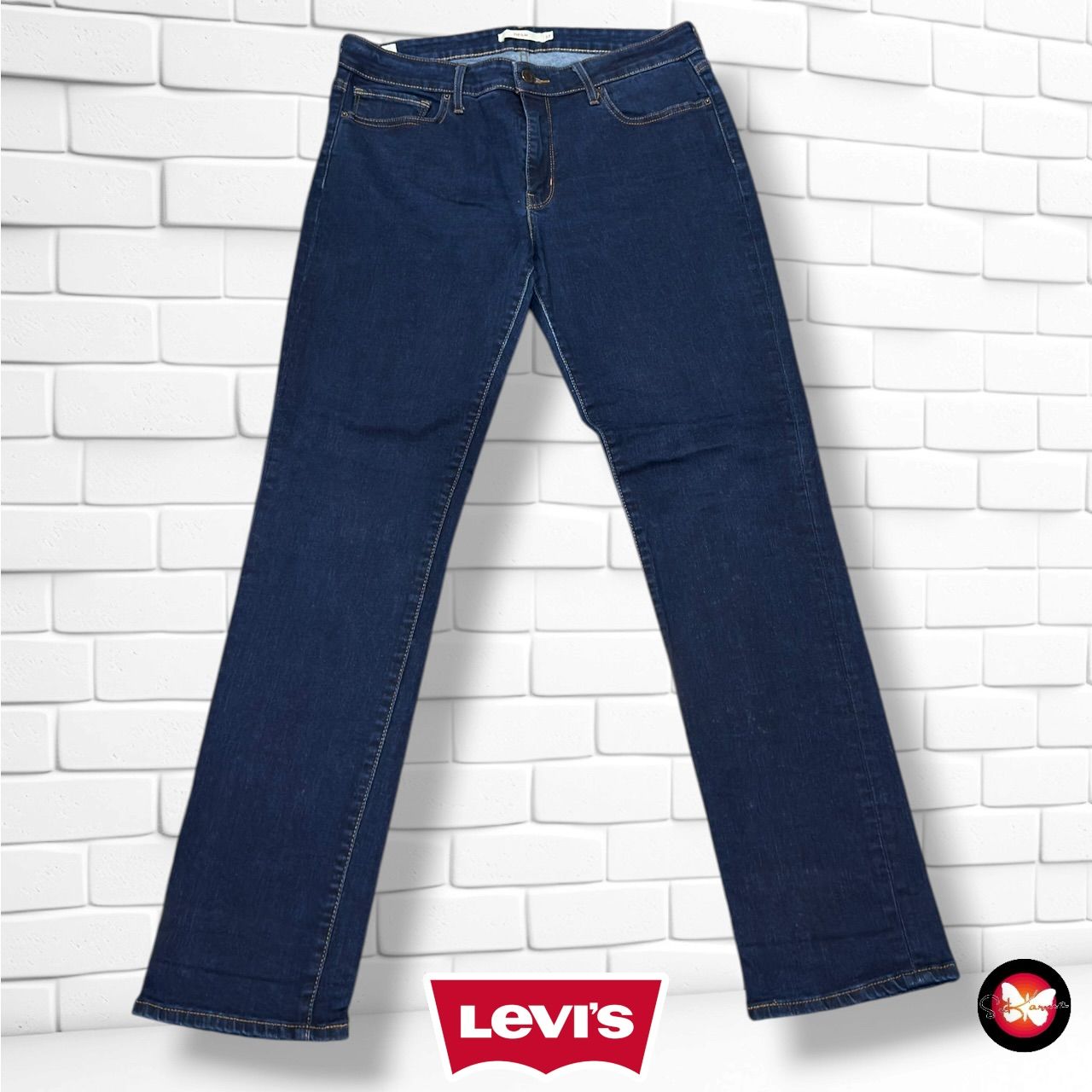 **HOY** Pantalón 712 SLIM LEVI’S color Azul vaquero oscuro Talla L (W32)