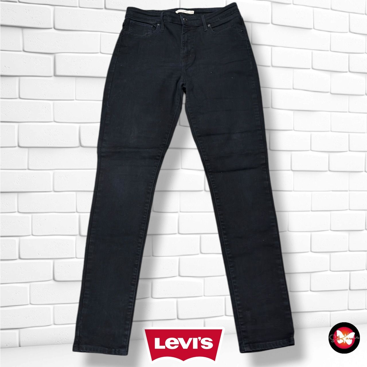 **HOY** Pantalón 721 HIGH RISE SKINNY LEVI’S color Negro Talla L (W32)