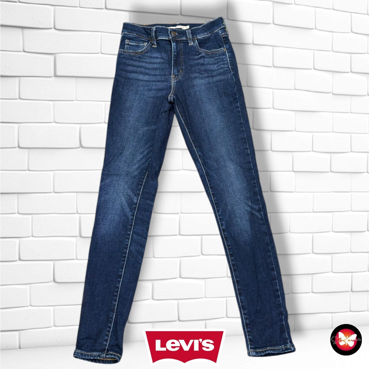 **HOY** Pantalón 720 HIGH RISE SUPER SKINNY LEVI’S color Azul vaquero oscuro Talla S (W26)