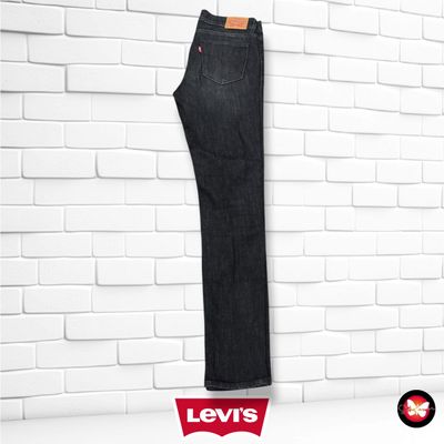 Pantalón 711 SKINNY LEVI’S color Negro vaquero Talla S/M (W27)