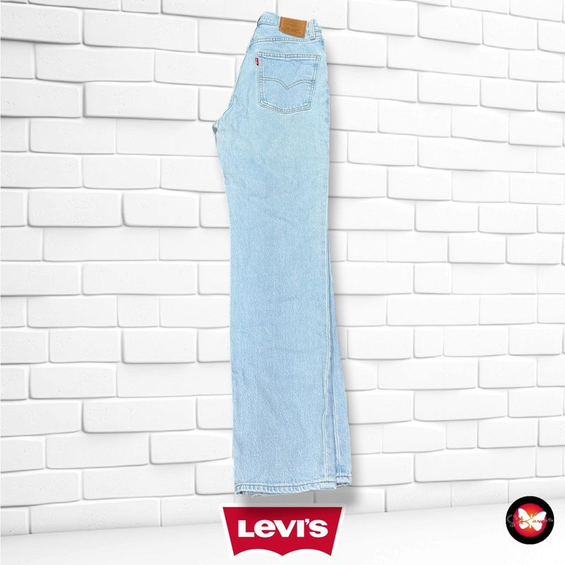 **HOY** Pantalón 70s HIGH SLIM STRAIGHT LEVI’S color Azul vaquero Talla S/M (W27)