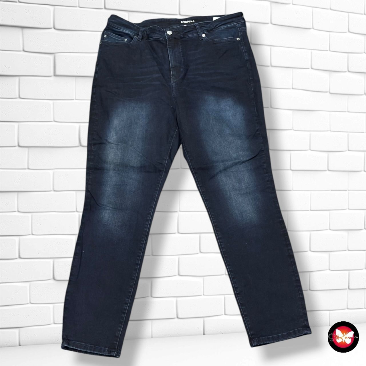 **HOY** Pantalón H&amp;M color Azul vaquero oscuro Talla 50