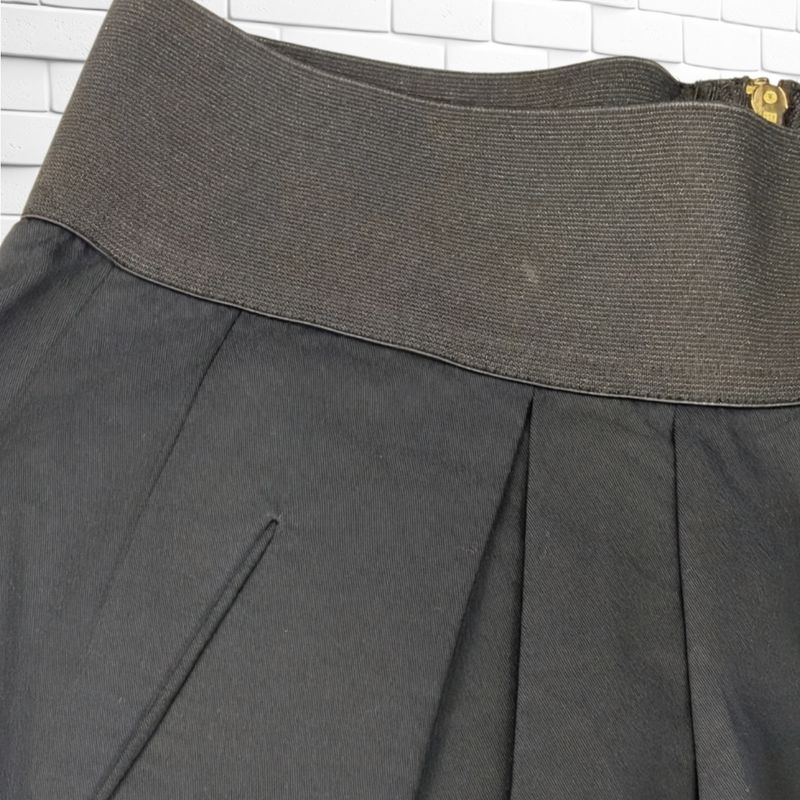 **HOY** Falda con goma en la cintura ZARA color Negro Talla M