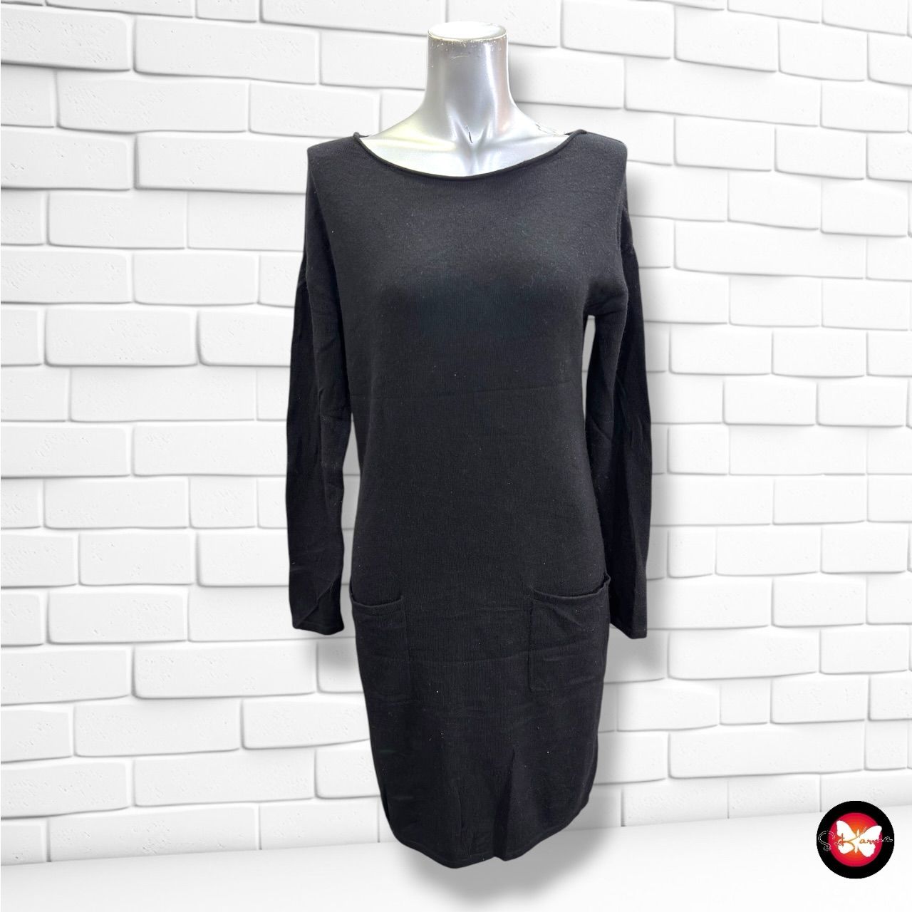 **HOY** Vestido de punto con bolsillos BLUE MOTION color Negro Talla 36/38
