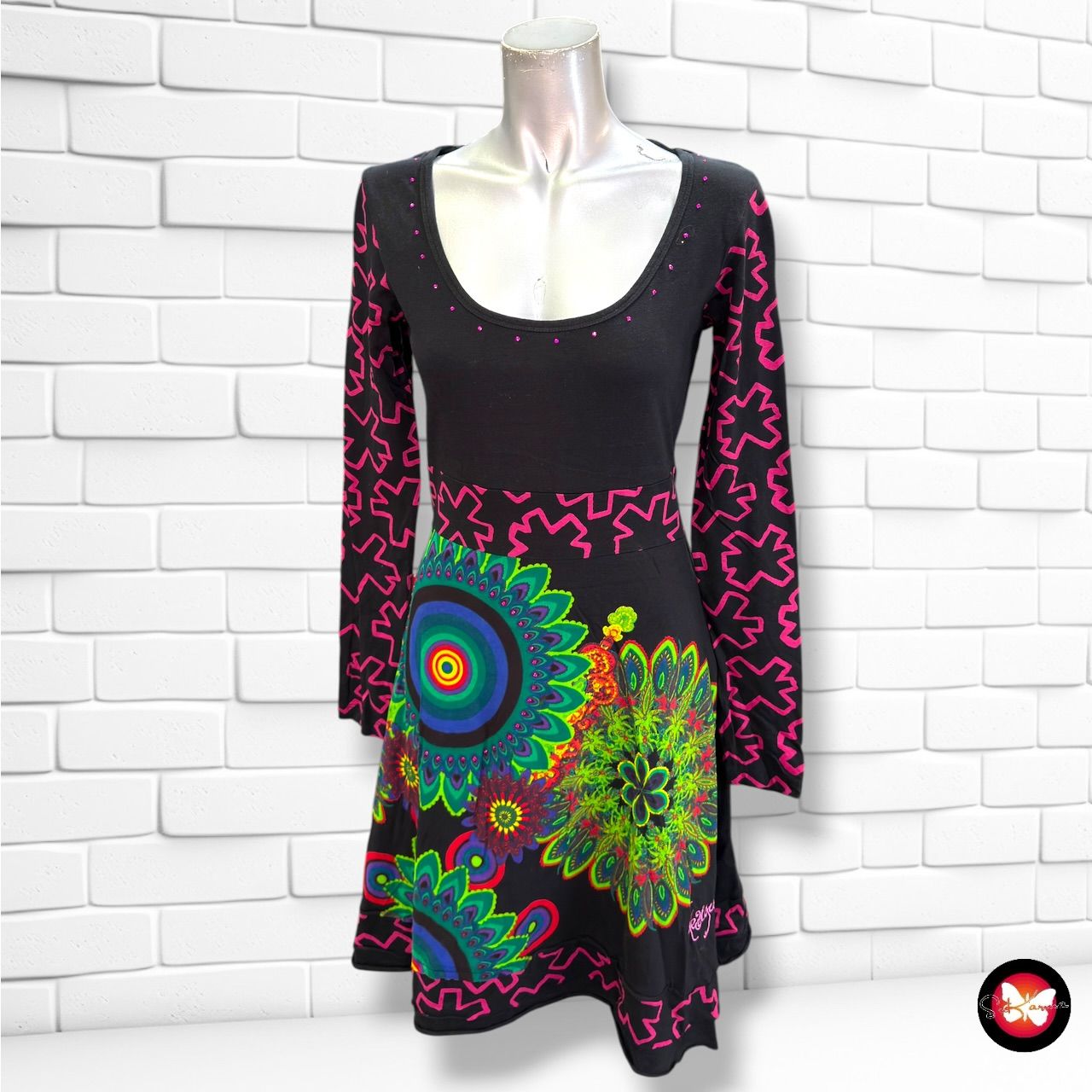 **HOY** Vestido de manga larga DESIGUAL color Varios Talla S