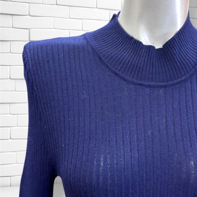 **HOY** Vestido de punto ANTI BLUE color Azul Talla XS