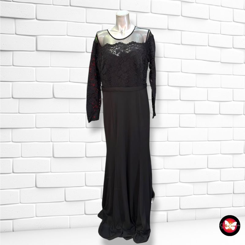 **HOY** Vestido largo de fiesta  color Negro Talla 46