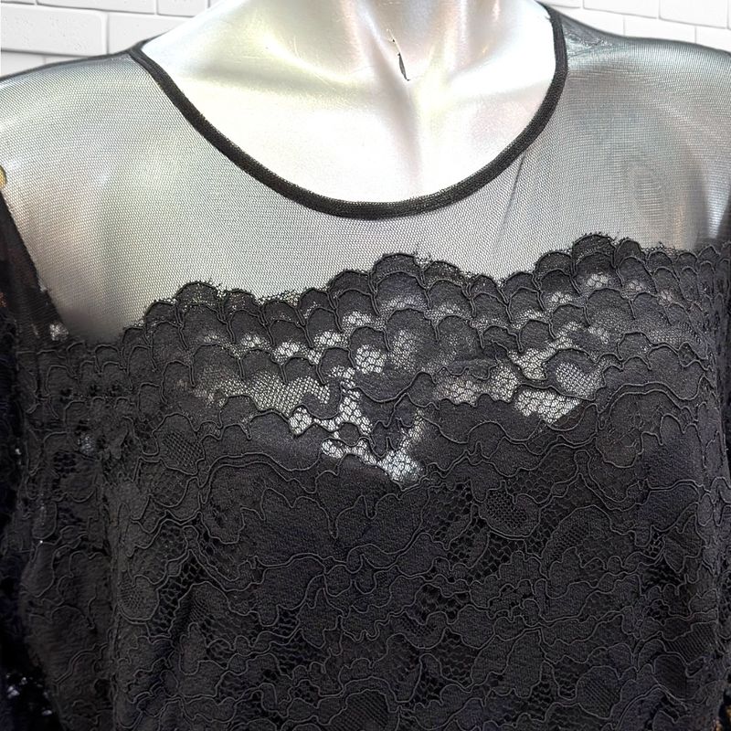 **HOY** Vestido largo de fiesta  color Negro Talla 46