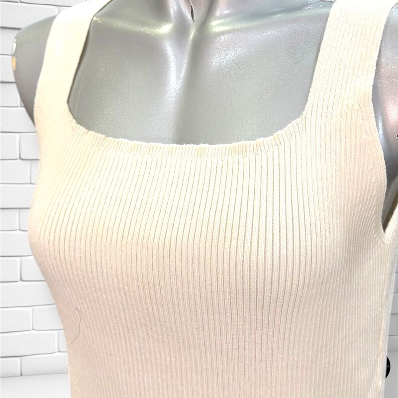 **HOY** Vestido de punto  color Crema Talla M