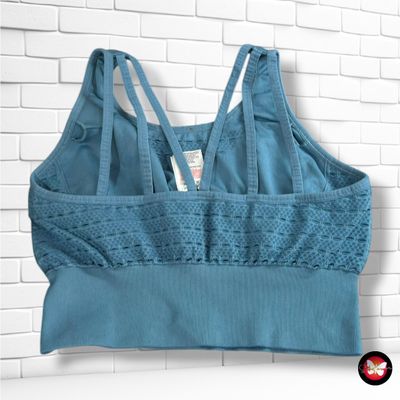 **HOY** Top deportivo GYM SHARK color Celeste Talla S