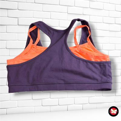 **HOY** Top deportivo TCHIBO color Violeta y salmón Talla 44/46