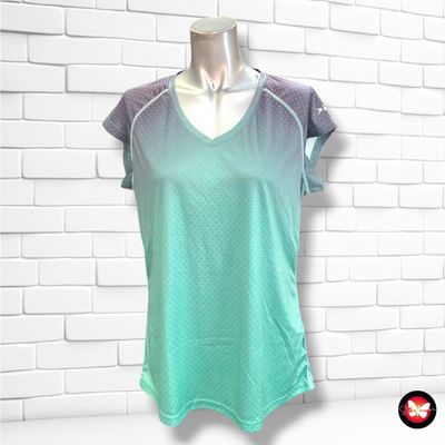 **HOY** Camiseta deportiva ROSSI TRAINING color Verde y lila Talla XL (pequeña)