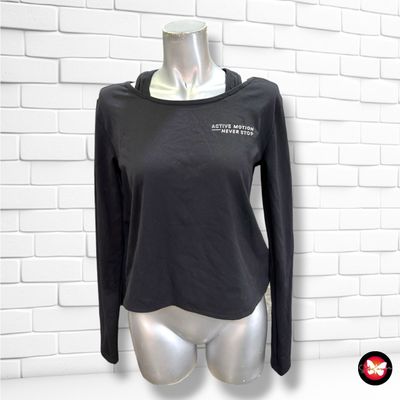 **HOY** Camiseta deportiva PAGE ONE color Negro Talla 12-14 AÑOS
