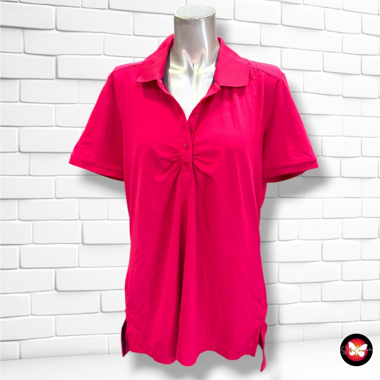 **HOY** Polo deportivo TCHIBO color Fresa Talla L