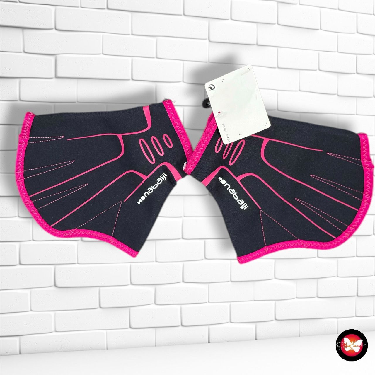 **HOY** Manoplas de neopreno NABAIJI color Negro y magenta Talla ÚNICA