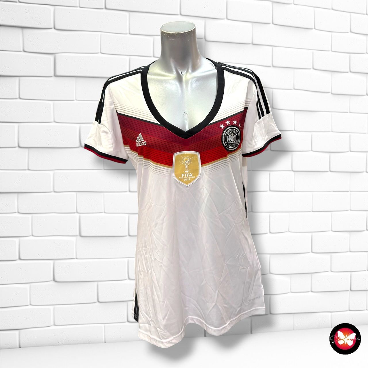 Camiseta deportiva FIFA 2014 · DEUTSCHER FUSSBALL-BUND ·  ADIDAS color Blanco Talla L