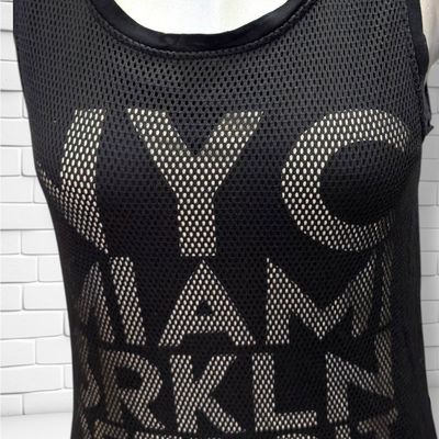 **HOY** Camiseta deportiva con rejilla BLIND DATE color Negro Talla S