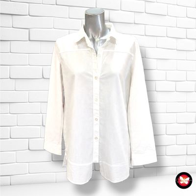 **HOY** Camisa de manga larga oversized color Blanco Talla S/M (grande)