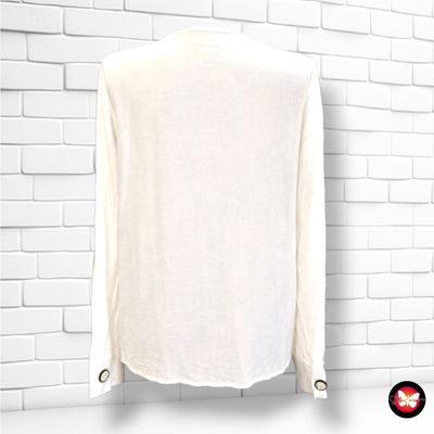 **HOY** Camisa de manga larga oversized color Blanco Talla S/M (grande)
