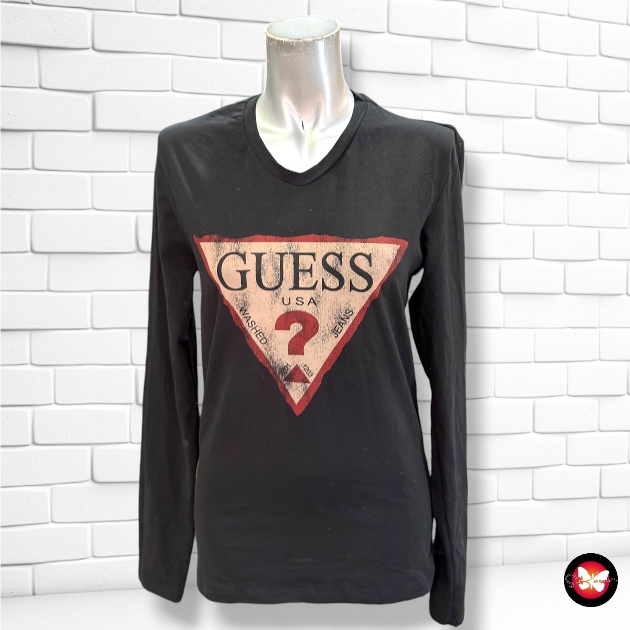 **HOY** Camiseta de manga larga GUESS color Negro Talla M
