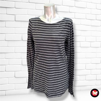**HOY** Camiseta de manga larga de rayas MARC O’POLO color Negro y gris Talla M