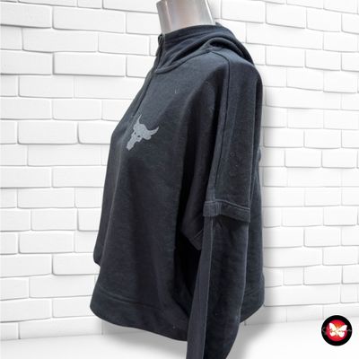 Sudadera cropped UNDER ARMAOUR color Gris oscuro Talla S