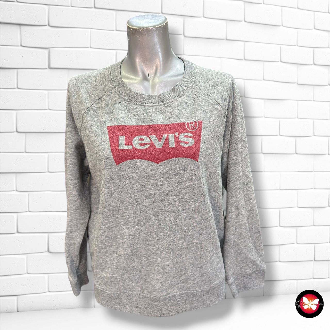 **HOY** Sudadera LEVI’S color Gris Talla XS