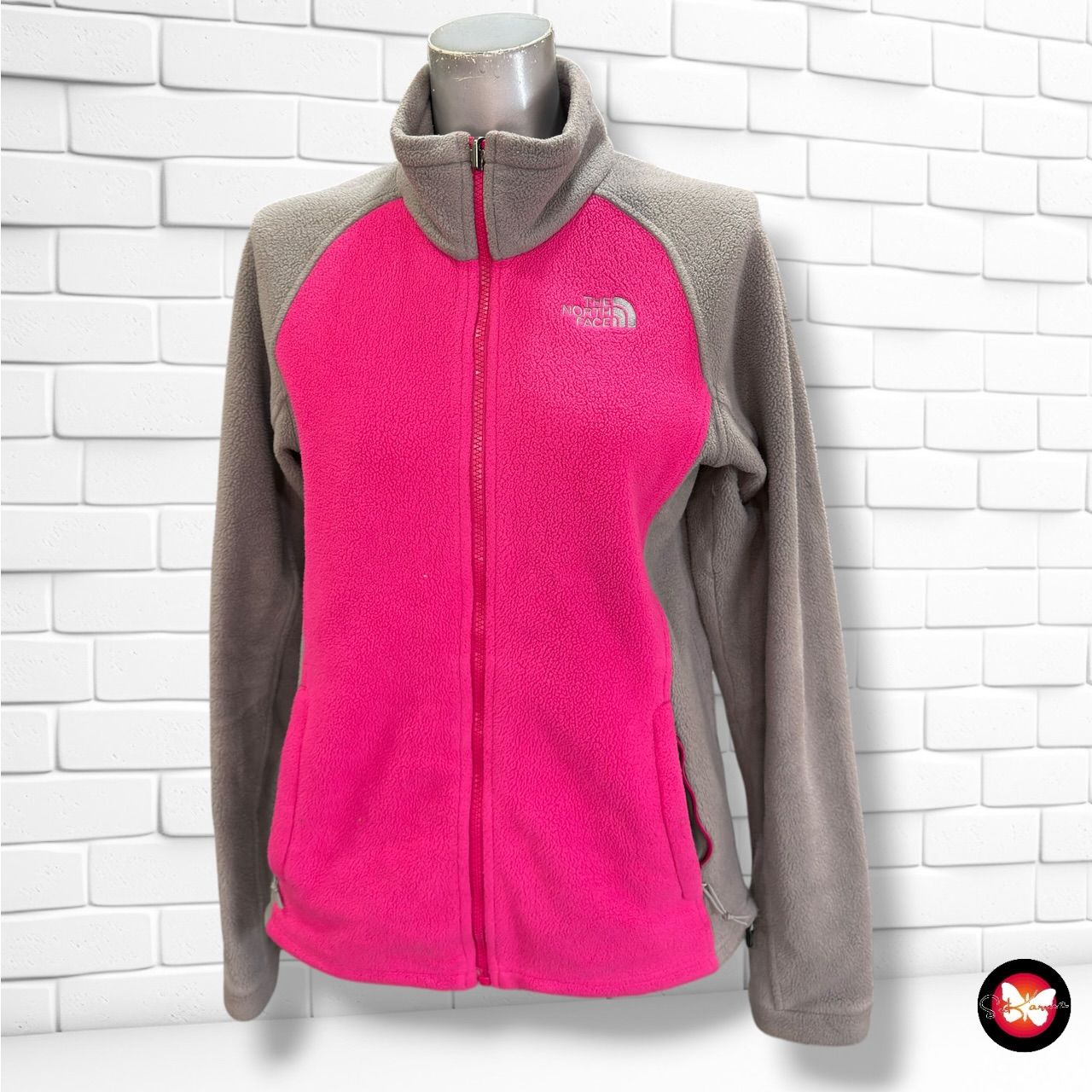 **HOY** Chaqueta sudadera de polar THE NORTH FACE color Gris y magenta Talla S