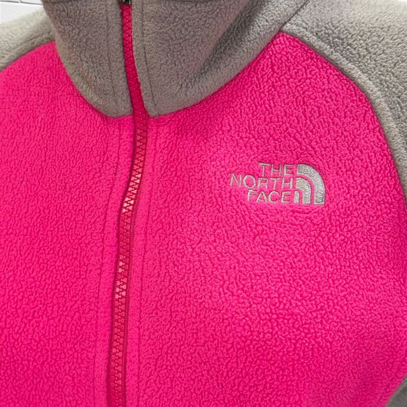 Chaqueta sudadera de polar THE NORTH FACE color Gris y magenta Talla S