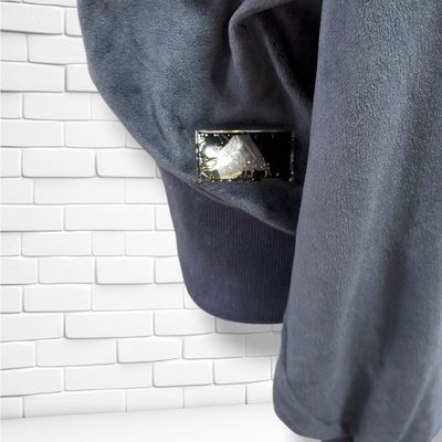 Sudadera de terciopelo ADIDAS color Azul marino Talla S