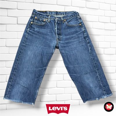 Pantalón pirata 501 LEVI’S color Azul vaquero Talla M/L (W29) (pequeña)