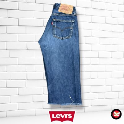 Pantalón pirata 501 LEVI’S color Azul vaquero Talla M/L (W29) (pequeña)