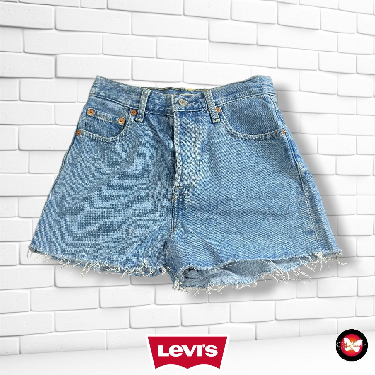 **HOY** Pantalón RIBCAGE SHOTS LEVI’S color Azul vaquero Talla XS (W25)