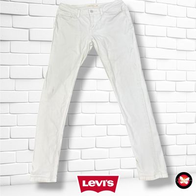 **HOY** Pantalón 535 SUPER SKINNY LEVI’S color Blanco Talla L (W30)