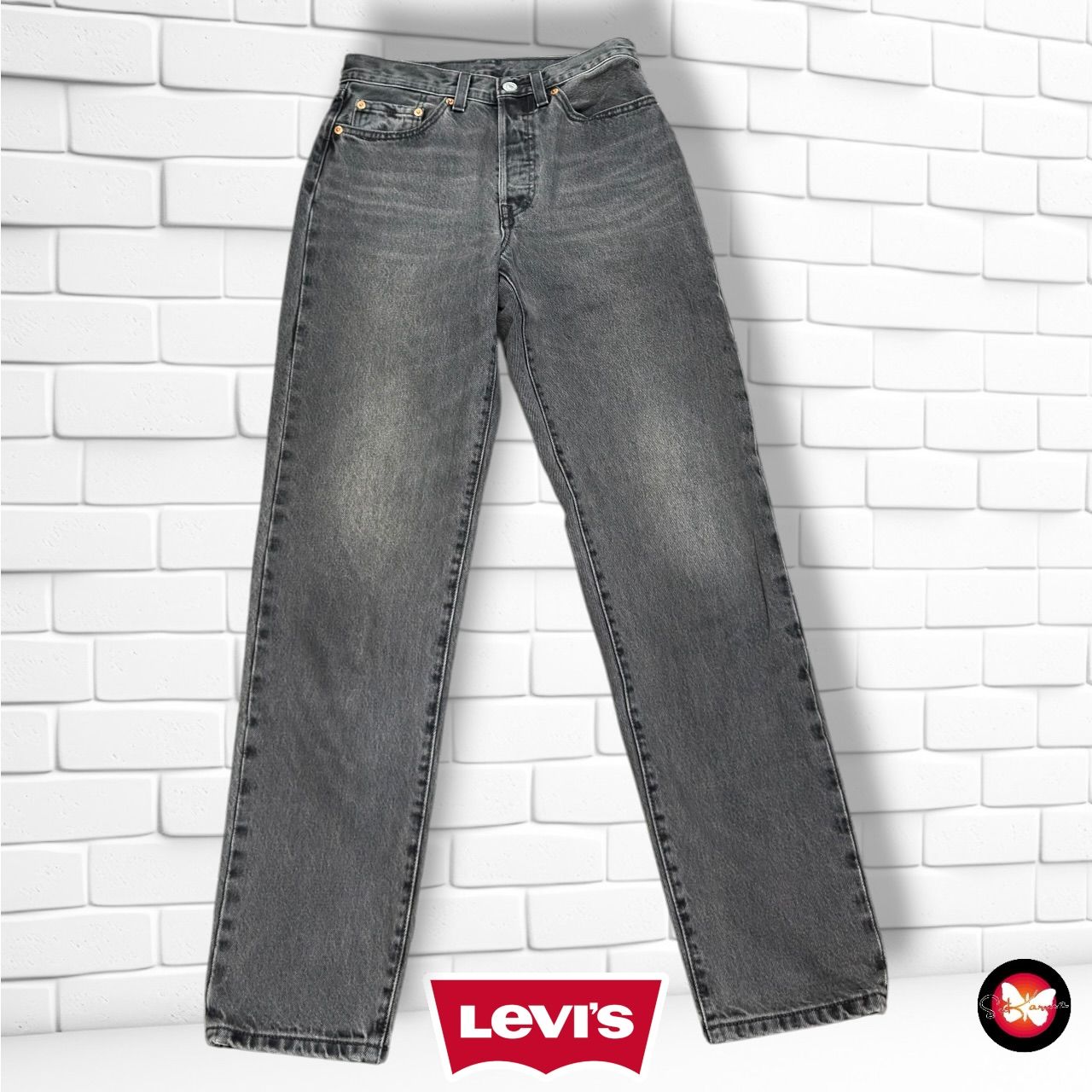 **HOY** Pantalón 501 LEVI’S color Gris vaquero Talla S (W26)