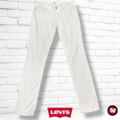 Pantalón DEMI CURVE LEVI’S color Blanco Talla M (W28)