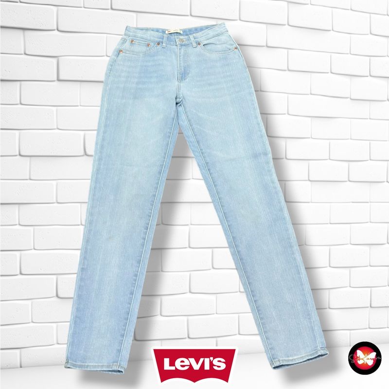 **HOY** Pantalón MINI MOM LEVI’S color Azul vaquero Talla 14 AÑOS