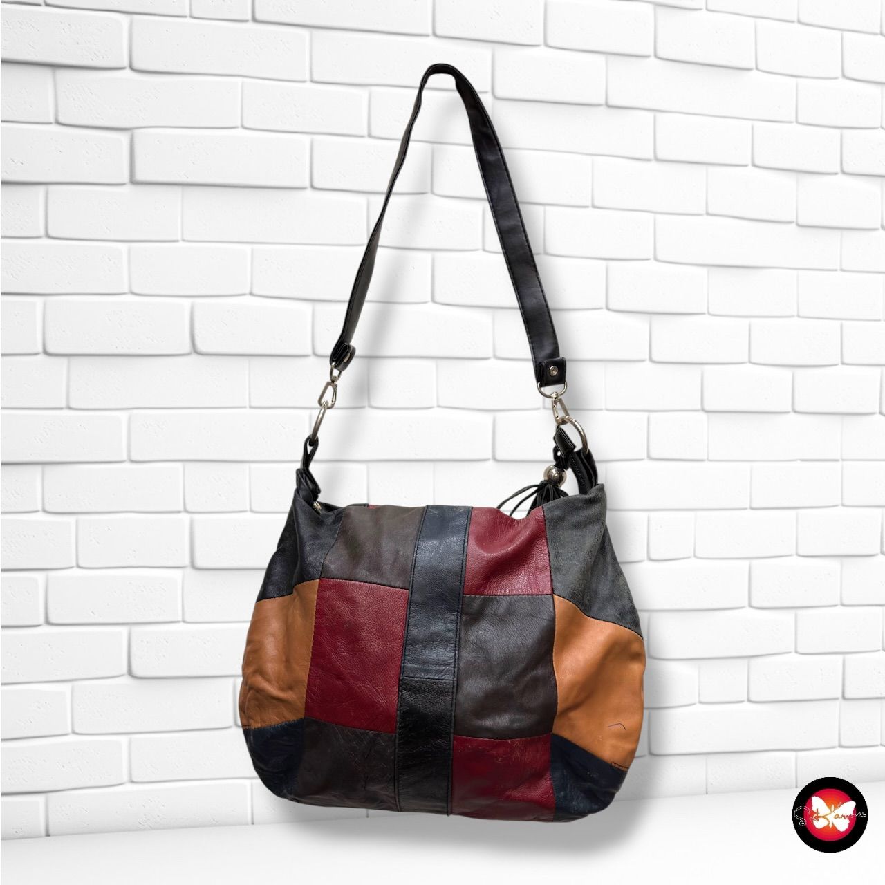 **HOY** Bolso de hombro de piel “parches”  color Varios Talla MEDIANO