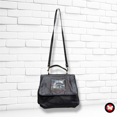 **HOY** Bolso bandolera de piel WILD LIFE color Negro Talla MEDIANO