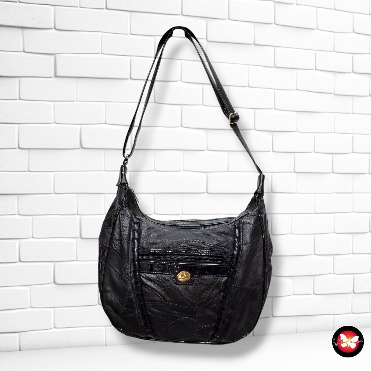 **HOY** Bolso bandolera  color Negro Talla MEDIANO